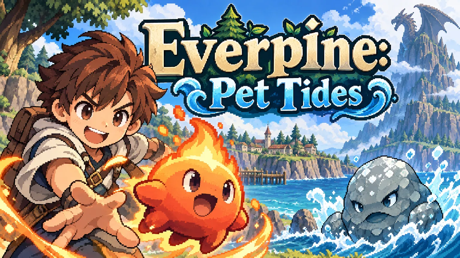 Everpine: Pet Tides cover, a creature collector made with Chatforce