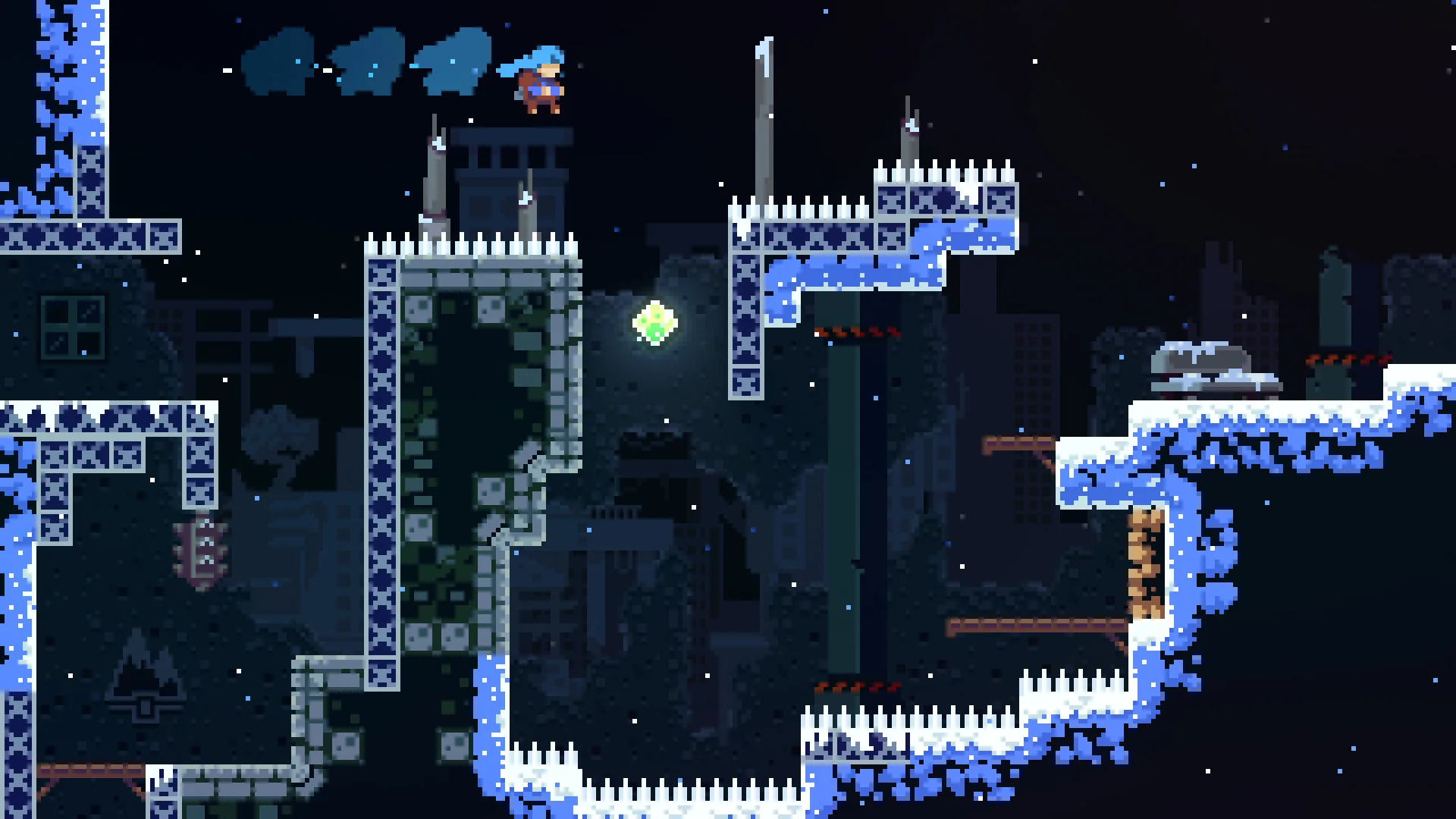 Celeste, a tight 2D platformer