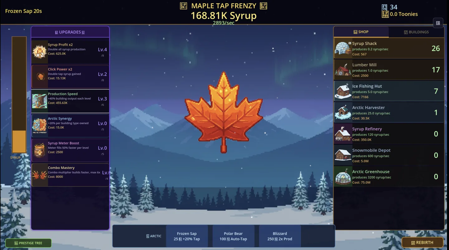 Maple Tap Frenzy