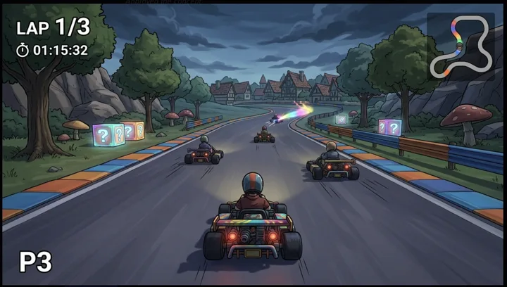 Turbo Kart Dash concept art
